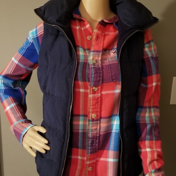 Hollister flannel button down shirt size medium - Picture 3 of 3